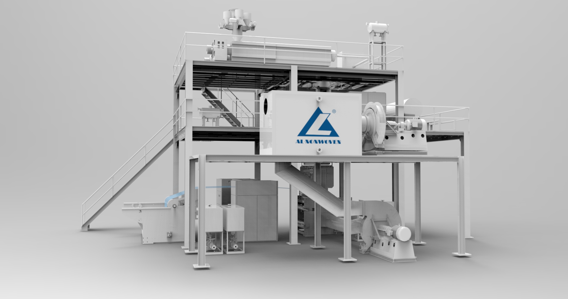 ALFN--4200 mm pp Spunbond-Vliesherstellungsmaschine 