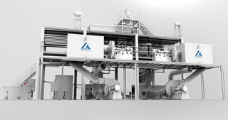 AL --SS 1600mm Non Woven Machine Baby Windeln Stoff Pp Spunbond Nonwoven Herstellungsmaschine 